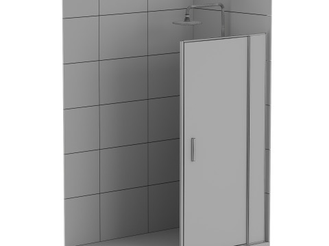 Shower cabin 02 3D Model