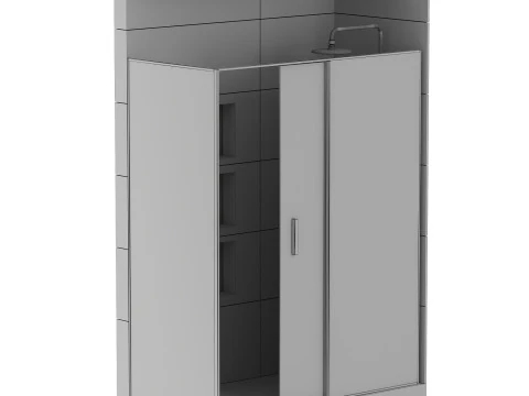Shower cabin 03 3D Model