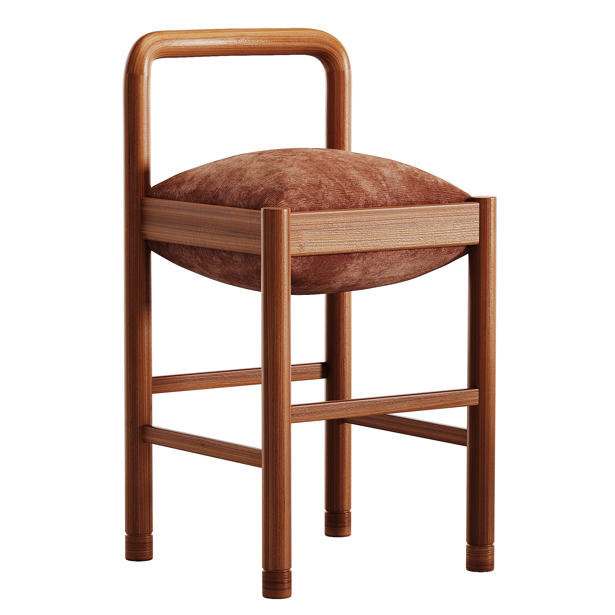 DUBEL BARSTOOL by Stahl and Band 3D Model .c4d .max .obj .3ds .fbx .stl .blend 