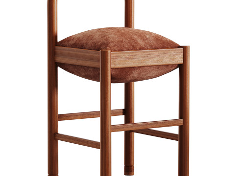 DUBEL BARSTOOL by Stahl and Band 3D 模型