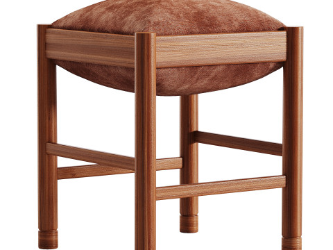 DUBEL BARSTOOL by Stahl and Band 3D Model