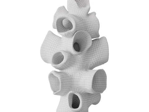 Escultura Abstrata Modelo 3D