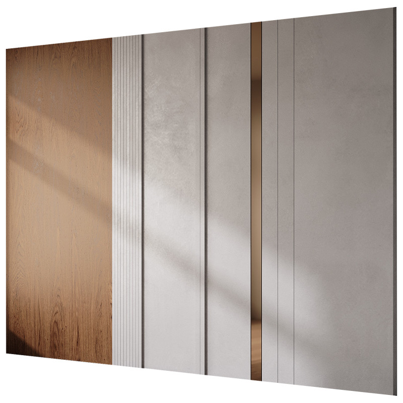 Wall 3D panel 47 3D Model .c4d .max .obj .3ds .fbx .stl .blend 