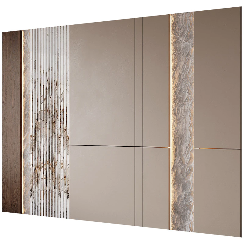 Headboard 04 3D Model .c4d .max .obj .3ds .fbx .stl .blend 