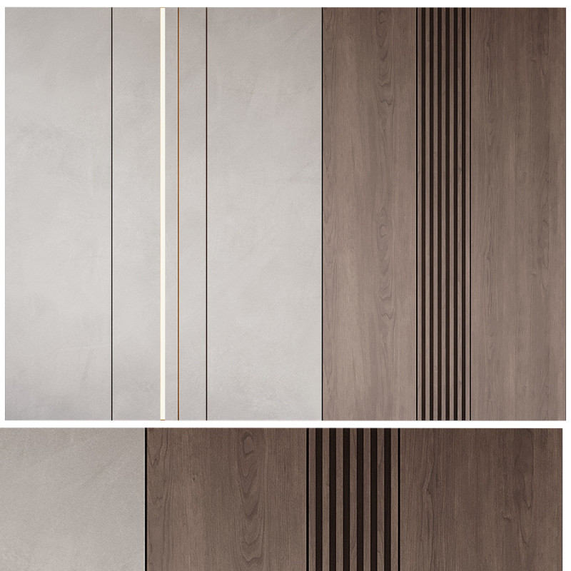Headboard 07 3D Model .c4d .max .obj .3ds .fbx .stl .blend