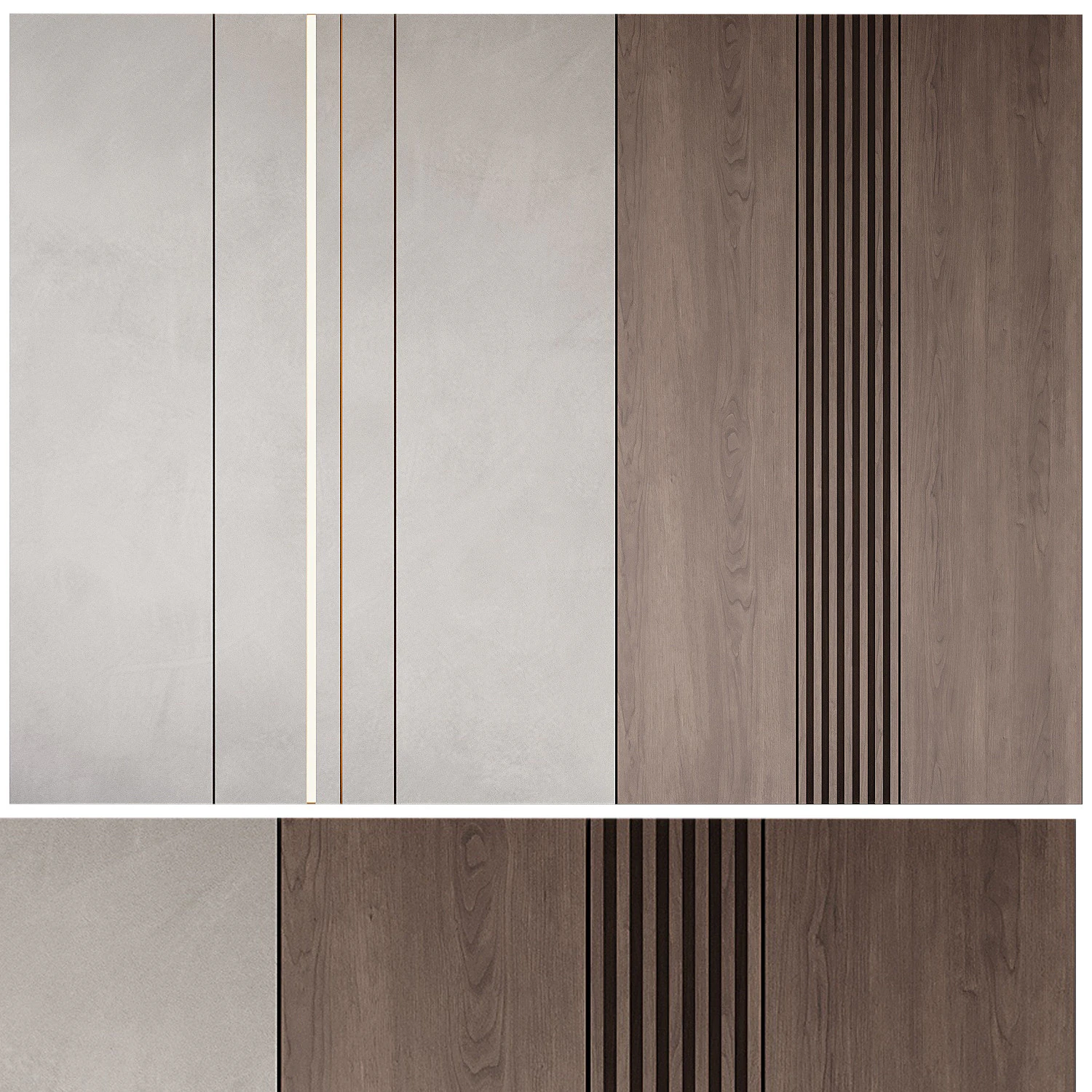Headboard 07 3D Model .c4d .max .obj .3ds .fbx .stl .blend