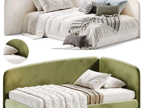 Leyden 120 kids bed by Divan 3D Model