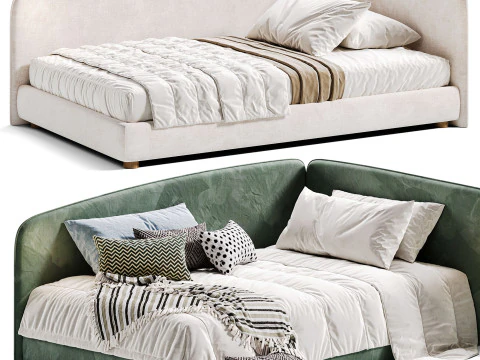 Leyden 120 kids bed by Divan 3D Model
