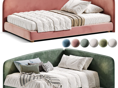 Leyden 120 kids bed by Divan Model 3D