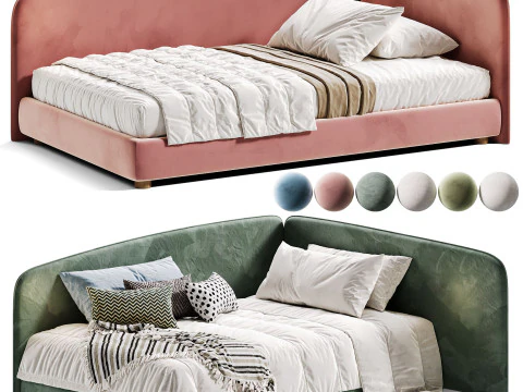 Leyden 120 kids bed by Divan 3D Model