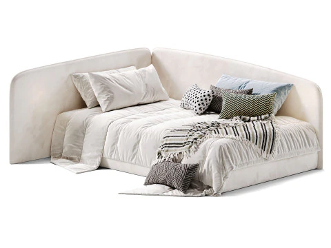 Leyden 120 kids bed by Divan 3D Model