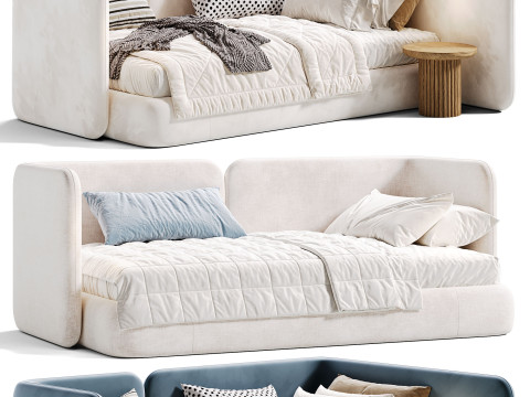 Amalia 90 kids bed by Divan Model 3D