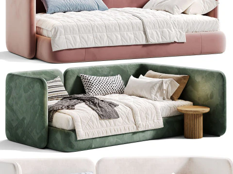 Amalia 90 kids bed by Divan 3D Model