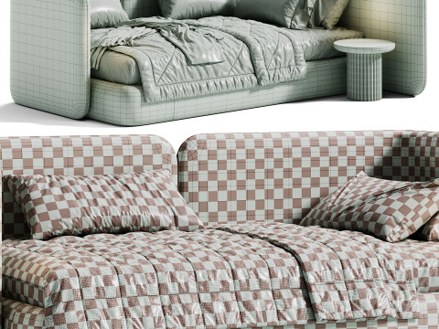 Amalia 90 kids bed by Divan 3D Model