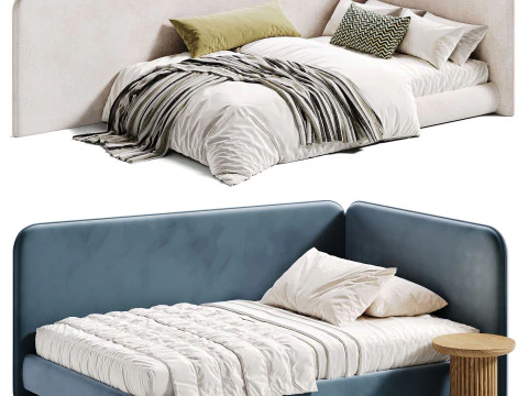Kayla 120 Kids bed 3D Model