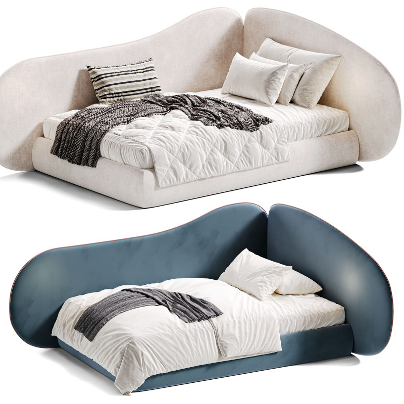 Charlie corner bed Model 3D .c4d .max .obj .3ds .fbx .stl .blend