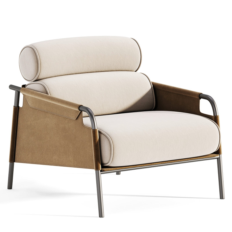 Roll Armchair Modelo 3D .c4d .max .obj .3ds .fbx .stl .blend