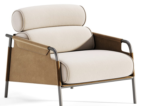 Roll Armchair 3D Model