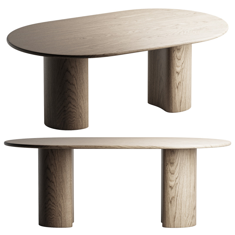 Ghia 74 Table 3D Model .c4d .max .obj .3ds .fbx .stl .blend