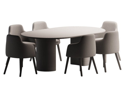 Dining set 2 3D Модель