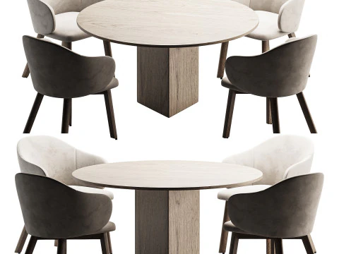 Set da pranzo 3 Modello 3D