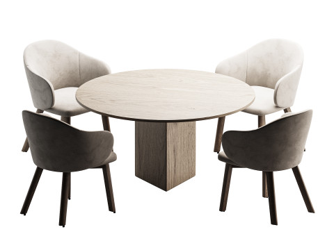 Dining set 3 3D-Modell