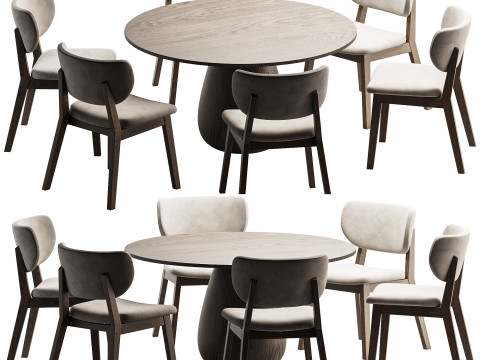 Dining set 4 3D मॉडल
