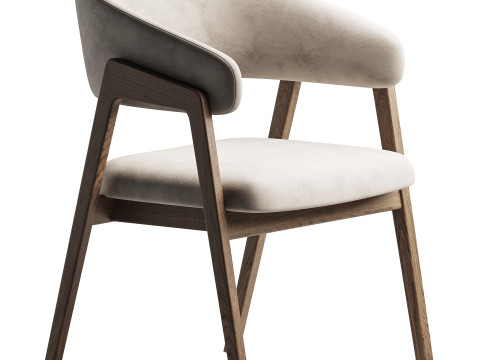 Josra Dining Chair 3D Модель