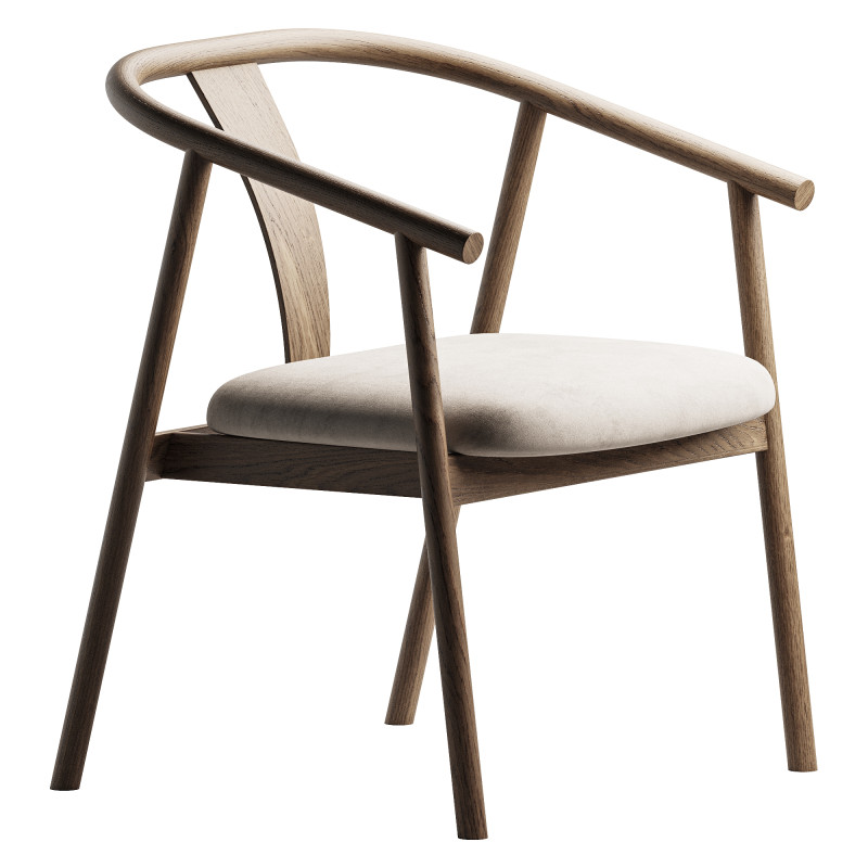 Fonra Dining Chair 3D Model .c4d .max .obj .3ds .fbx .stl .blend