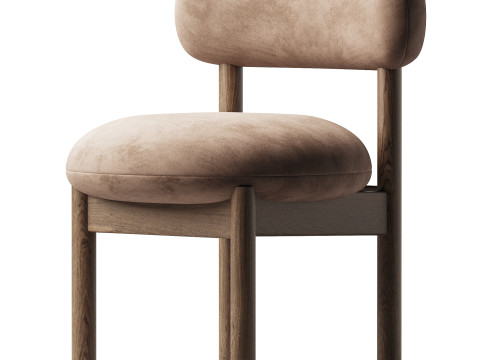 Munk Dining Chair 3D Model