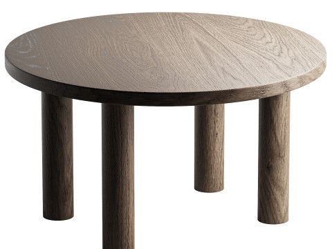 Round Dining Table 3D Модель