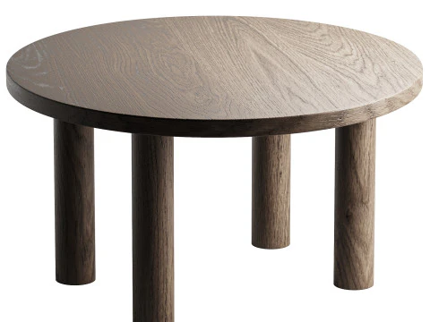 Yuvarlak Yemek Masası 3D Model