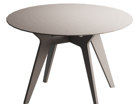 Glass Dining Table Modelo 3D