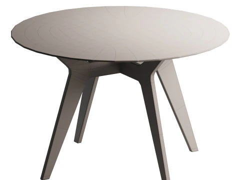 Glass Dining Table 3D Model