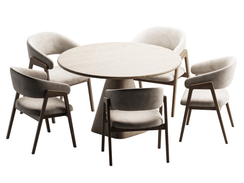 Dining Set 6 3D Модель
