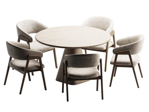 Dining Set 6 3D Model