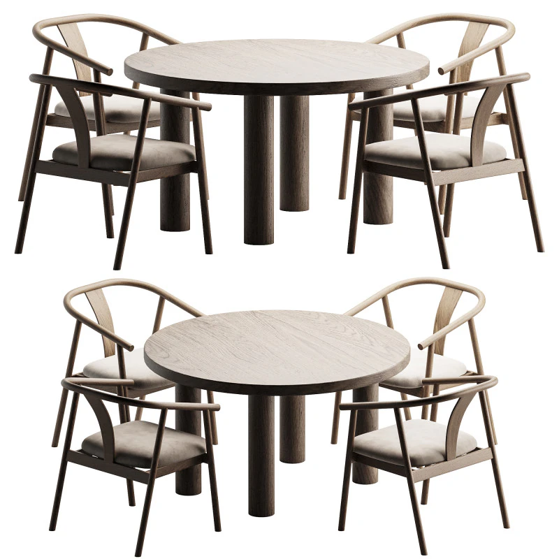 Yemek Takımı 7 3D Model .c4d .max .obj .3ds .fbx .stl .blend