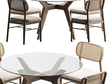 Conjunto de Jantar 10 Modelo 3D