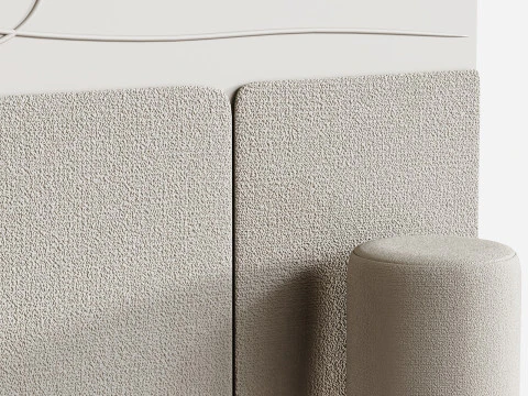 Headboard for bed 01 3D Model