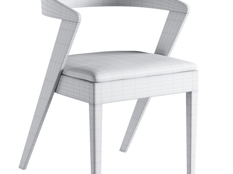 Kariba Chair By Woodbender 3D Model
