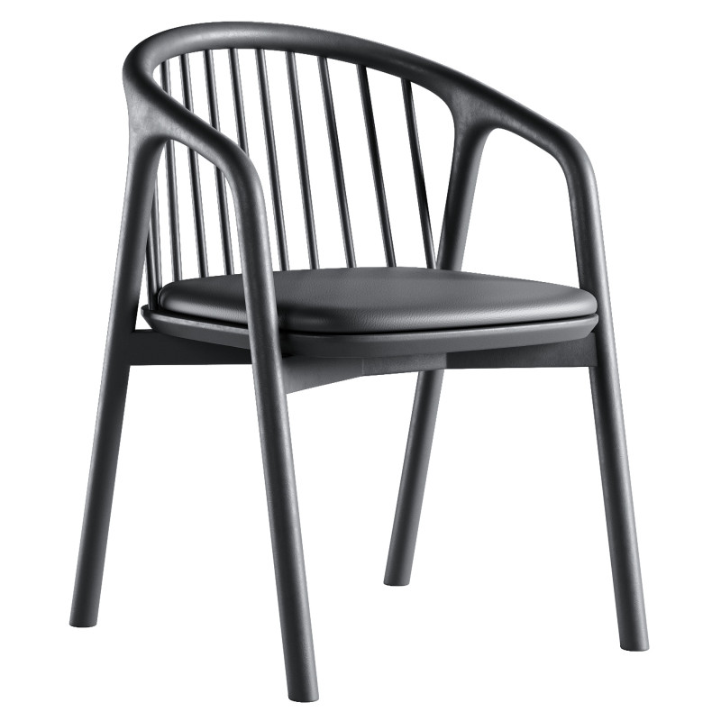 Matinee chair 3D Model .c4d .max .obj .3ds .fbx .stl .blend
