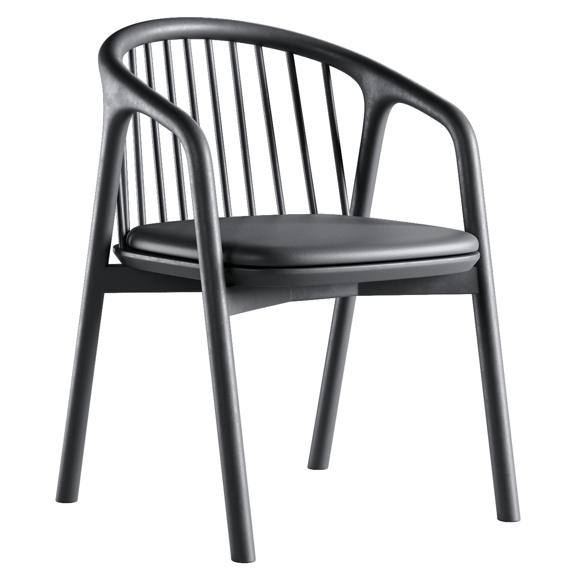 Matinee chair 3D Model .c4d .max .obj .3ds .fbx .stl .blend