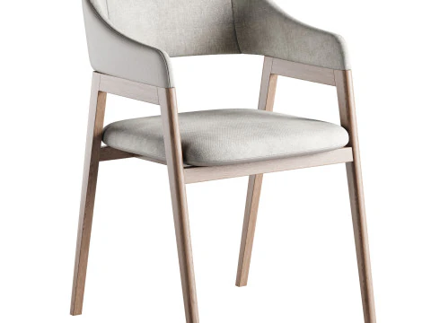 Krzesło tapicerowane Model 3D