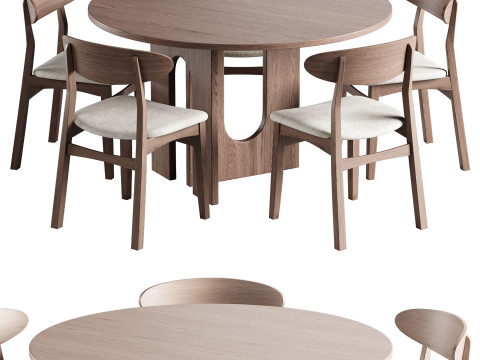 Dining Set 11 3D Модель
