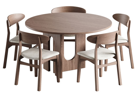Dining Set 11 3D 模型