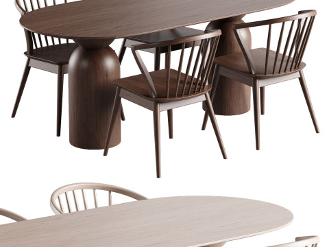 Dining set 12 3D Модель