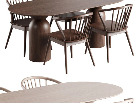 Set da pranzo 12 Modello 3D