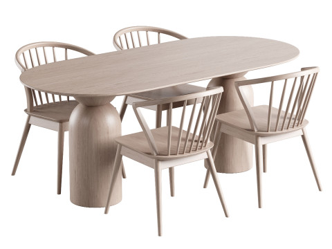 Dining set 12 3D Model
