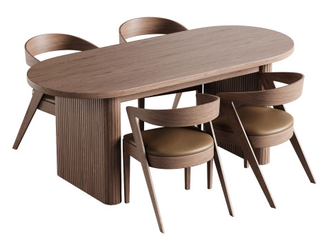 Dining set 13 3D-Modell