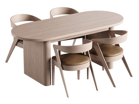 Dining set 13 3D-Modell